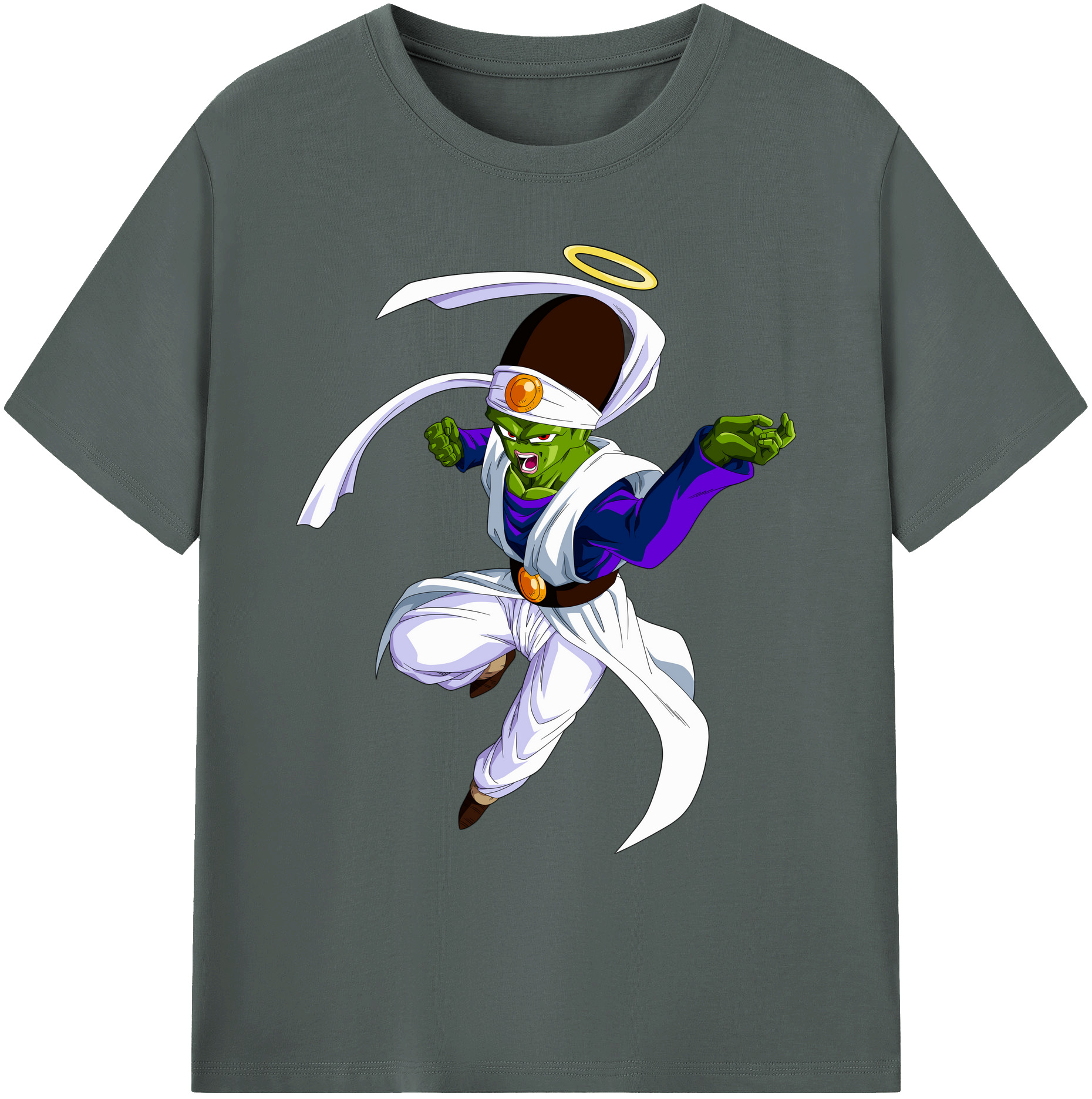 （画像用） ドラゴンボール パイクーハン DRAGON BALL Pikkon 綿100％ メンズ半袖Tシャツ｜肌触りやわらか＆通気性